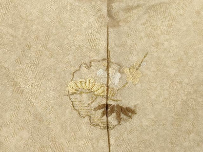 平和屋着物●訪問着　作家物　辻が花　舞花文　暈し染め　正絹　逸品　AABF0914ck
