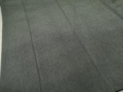 平和屋着物●伝統工芸士　保科土山　江戸小紋　極小鮫小紋柄　黒地　正絹　逸品　AABF0916ck