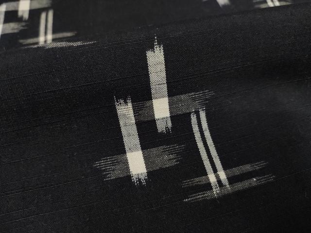 平和屋着物●本場琉球絣　紬　飛鳥文　正絹　逸品　AABF0922ck