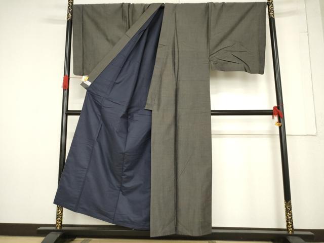 平和屋着物●男性　結城紬　杢　やまと誂製　正絹　逸品　AABF0923ck 平和屋着物○男性 結城紬 杢 やまと誂製 正絹 逸品 AABF0923ck
