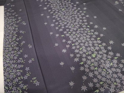 平和屋着物●訪問着　花間道　正絹　逸品　AABF0932ck