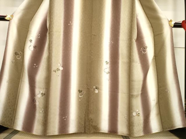平和屋着物●訪問着　手描き　瓢箪　やまと誂製　正絹　逸品　未使用　AABF0935ck