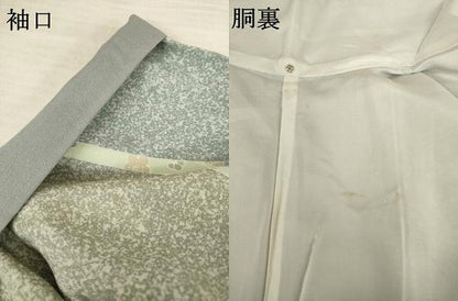 平和屋着物●訪問着　友禅　風景文　正絹　逸品　AABF0938ck
