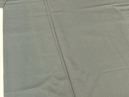 平和屋着物▽江戸小紋 単衣 万筋 御召御納戸色×白色 正絹 逸品 AABF0971jh