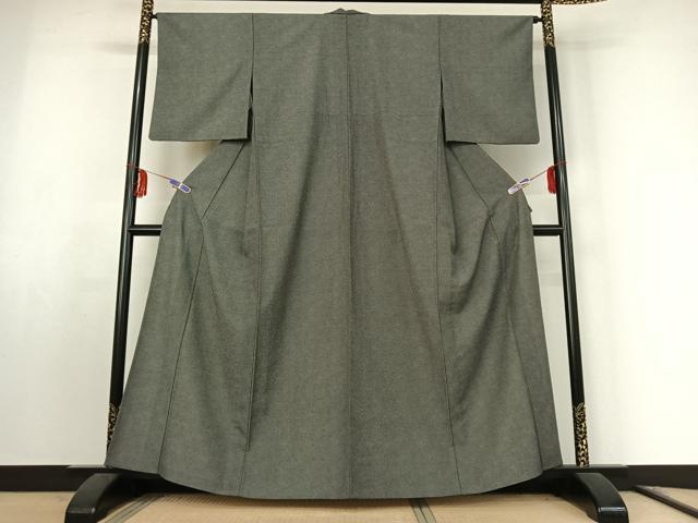 平和屋着物▽江戸小紋　単衣　鮫小紋柄　正絹　逸品　AABH8609jh 平和屋着物▽江戸小紋 単衣 鮫小紋柄 正絹 逸品 AABH8609jh