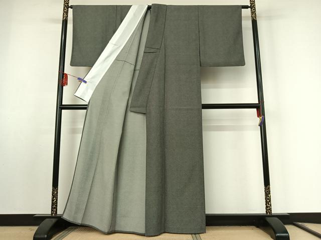 平和屋着物▽江戸小紋　単衣　鮫小紋柄　正絹　逸品　AABF0977jh 平和屋着物▽江戸小紋 単衣 鮫小紋柄 正絹 逸品 AABF0977jh