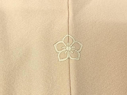 平和屋着物▽訪問着 単衣 流水花文 正絹 逸品 AABF0982jh