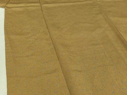 平和屋着物▽上質な小紋 単衣 唐草文 鬼しぼ縮緬 正絹 逸品 AABF0991jh
