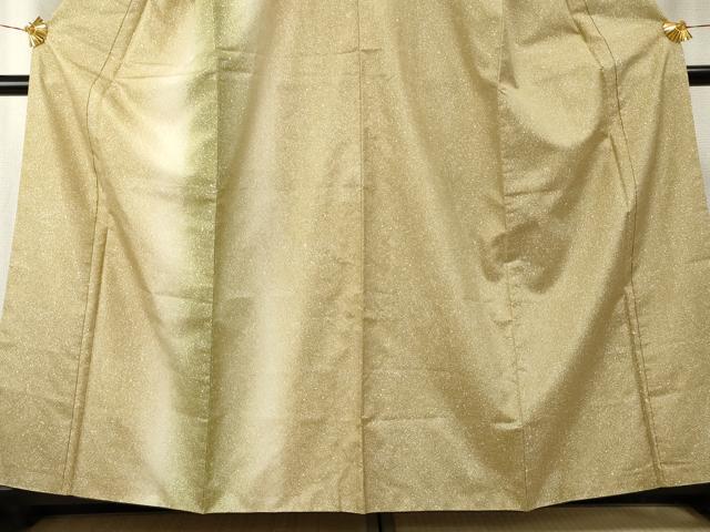 平和屋着物●本場大島紬　染大島　訪問着　霞間道　正絹　逸品　AABF1011cs