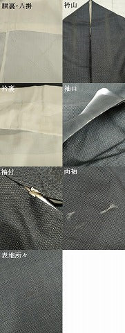 平和屋着物●訪問着　本場大島紬　カタス7マルキ　渡り橋風景文　正絹　逸品　AABF1019cs