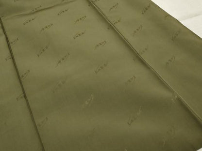 平和屋着物●染色作家　斉藤三才　訪問着　三才鳥　金彩　正絹　逸品　AABF1022cs