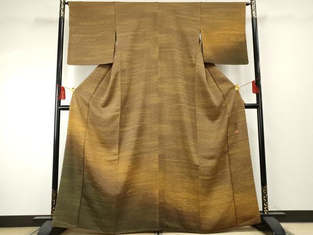 平和屋着物●京の匠日展作家　丹下雄介　訪問着　霞文　暈し染め　やまと誂製　正絹　逸品　未使用　AABF1023cs 平和屋着物○京の匠日展作家 丹下雄介 訪問着 霞文