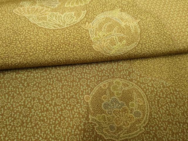 平和屋着物○人間国宝 初代 六谷梅軒(六谷紀久男)錐彫り 重要無形文化