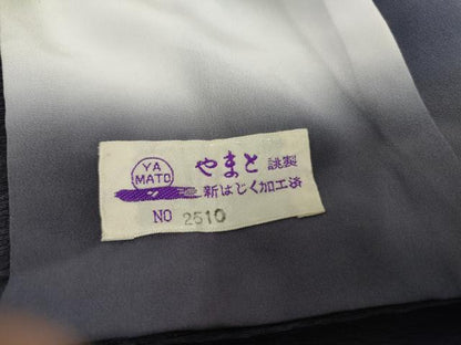 平和屋着物●友禅師・京の名工・伝統工芸士・樽本伊勢蔵 　訪問着　花楽器文　暈し染め　金銀彩　やまと誂製　正絹　逸品　AABF1033cs