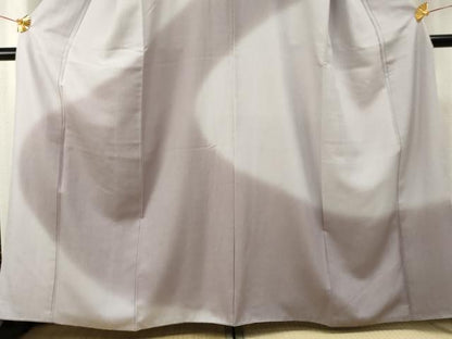 平和屋着物●訪問着　紬地　霞文　正絹　逸品　AABF1042cs