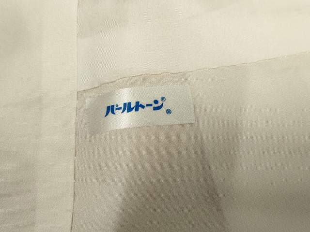 平和屋着物●訪問着　作家物　枝葉文　暈し染め　金銀彩　正絹　逸品　AABF1059cs