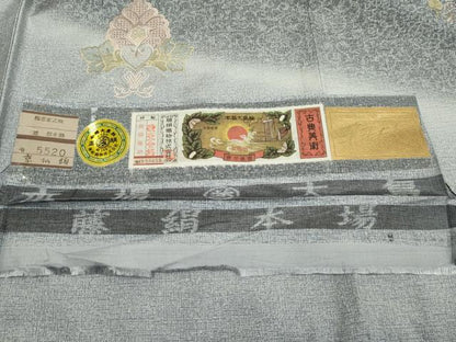 平和屋着物●本場大島紬　訪問着　中国三大刺繍　汕頭刺繍　スワトウ刺繍　羽風　京仙頭　藤絹織物謹製　証紙付き　正絹　逸品　AABF1068cs
