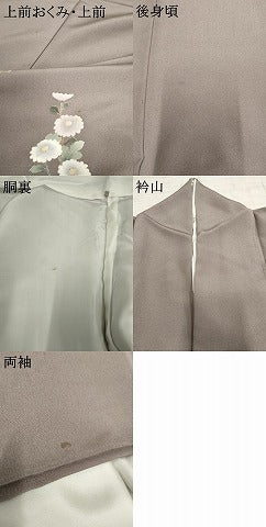 平和屋着物●十日町友禅作家　関口遼一　訪問着　童子に枝花　暈し染め　正絹　逸品　AABF1070cs