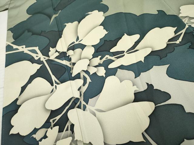 平和屋着物●京の匠日展作家　丹下雄介　色留袖　枝花文　暈し染め　正絹　逸品　AABF1071cs 平和屋着物○京の匠日展作家 丹下雄介 色留袖 枝花