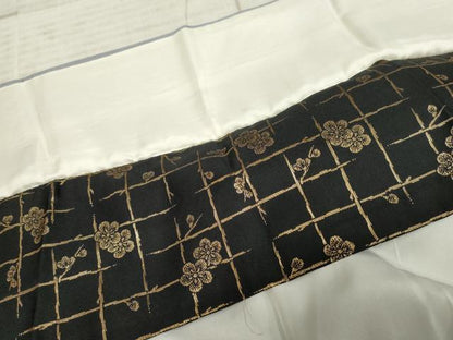 平和屋着物●訪問着　駒刺繍　枝梅文　暈し染め　金糸　金銀彩　正絹　逸品　AABF1072cs