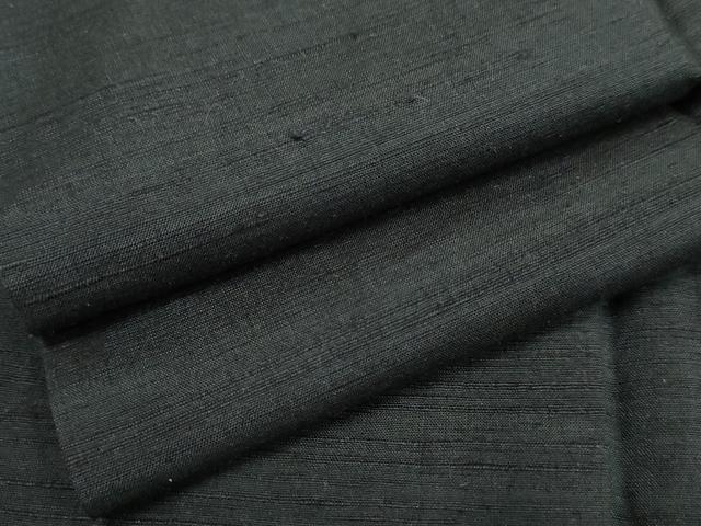 平和屋着物●男性　紬　アンサンブル　色無地　百入茶色　正絹　逸品　AABF1084cs