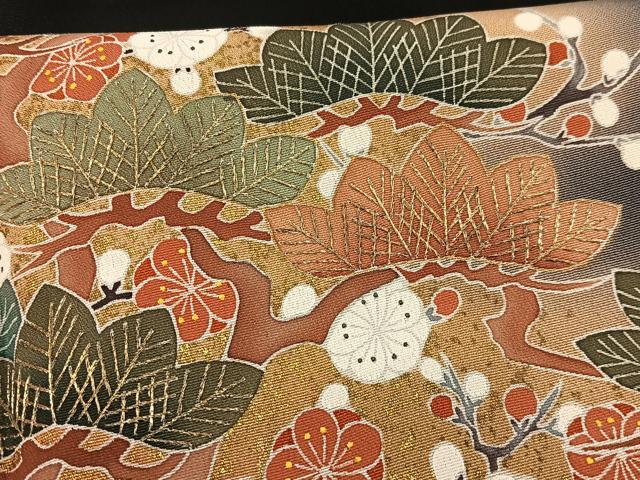 平和屋着物■豪華黒留袖 刺繍 鴛鴦花文 暈し染め 金糸 金彩 正絹 逸品 AABF1124oa