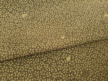 平和屋着物●喜多長蔵 萬葉染　小紋　萬葉染　花弁　うさぎ　正絹　逸品　AABF1324ck