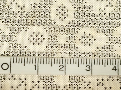 平和屋着物●本場大島紬　白大島　200亀甲　花天井文　正絹　逸品　AABF1325ck