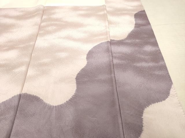 平和屋着物●訪問着　駒刺繍　絞り　色紙重ね花文　金彩　ますいわ屋扱い　正絹　逸品　AABF1333ck