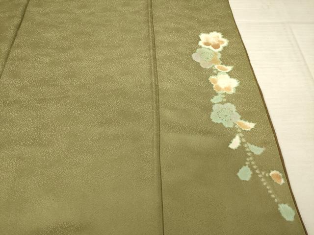 平和屋着物●訪問着　辻が花　舞花文　暈し染め　金銀彩　正絹　逸品　AABF1334ck