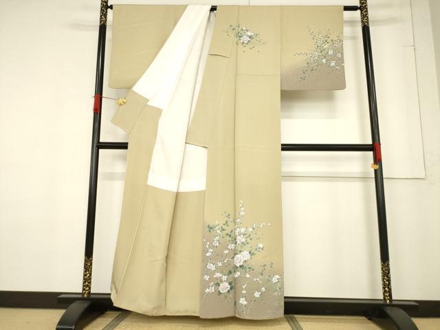 平和屋着物●訪問着　草花文　暈し染め　正絹　逸品　AABF1337ck 平和屋着物○訪問着 草花文 暈し染め 正絹 逸品 AABF1337ck