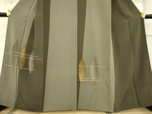 平和屋着物●訪問着　幾何学文様　金彩　正絹　逸品　AABF1342ck 平和屋着物○訪問着 幾何学文様 金彩 正絹 逸品 AABF1342ck