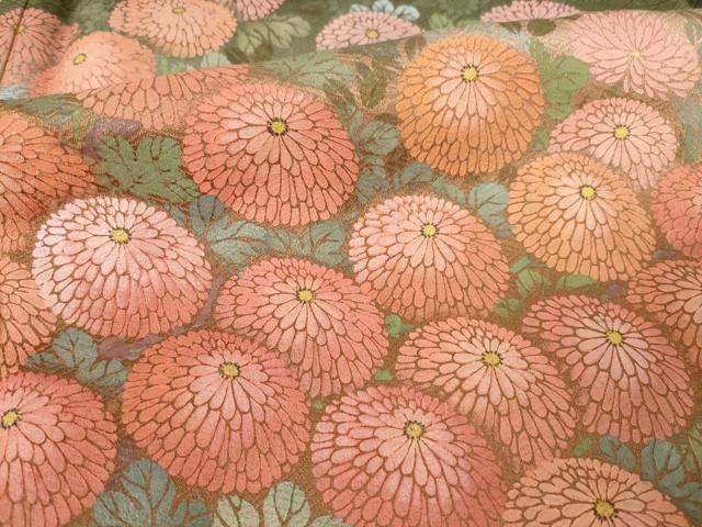 平和屋着物●訪問着　作家物　手描き　草花文　正絹　逸品　AABF1347ck 平和屋着物○訪問着 作家物 手描き 草花文 正絹 逸品 AABF1347ckの通販