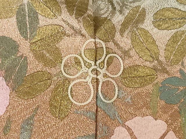 平和屋着物○訪問着 作家物 手描き 草花文 正絹 逸品 AABF1347ck
