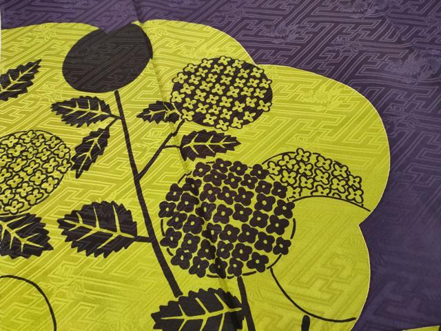 平和屋着物●訪問着　作家物　紫陽花　正絹　逸品　AABF1348ck