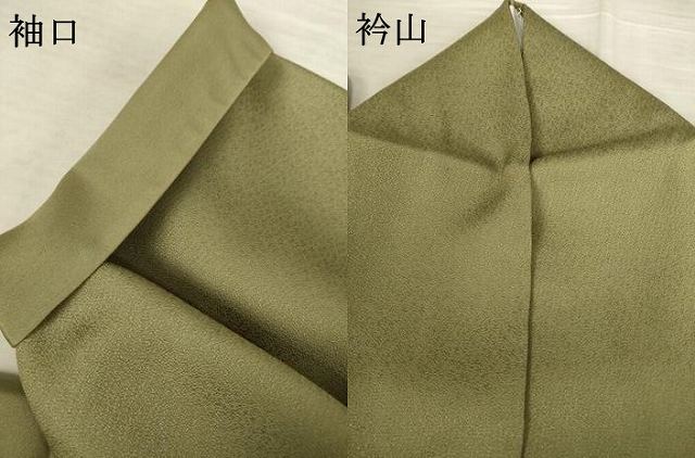 平和屋着物○訪問着 輪奈ビロード 草花文 暈し染め 正絹 逸品