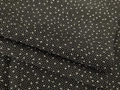 平和屋着物●江戸小紋　桜　黒地　ますいわ屋扱い　正絹　逸品　AABF1362ck