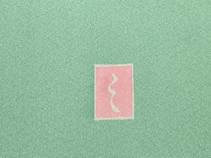 平和屋着物●訪問着　友禅　作家物　草花文　暈し染め　正絹　逸品　AABF1372ck