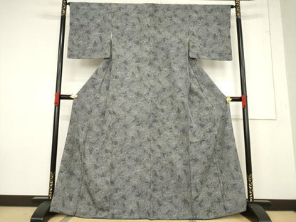 平和屋着物●伝統工芸士　廣瀬雄望　小紋　花尽くし　正絹　逸品　AABF1373ck