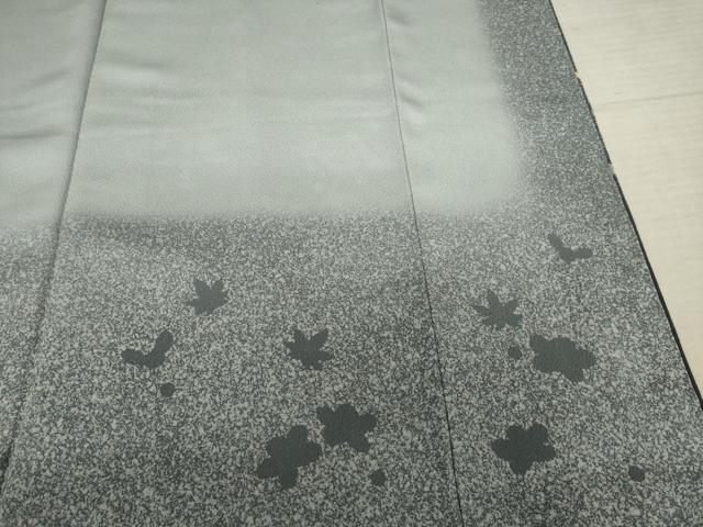 平和屋着物●京友禅 羽田工房　京都府指定無形文化財保持者　羽田登　訪問着　草花文　正絹　逸品　AABF1381ck