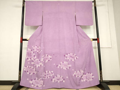 平和屋着物●人間国宝 小宮康孝　色留袖　鮫小紋柄　四季の行事　正絹　逸品　AABF1384ck