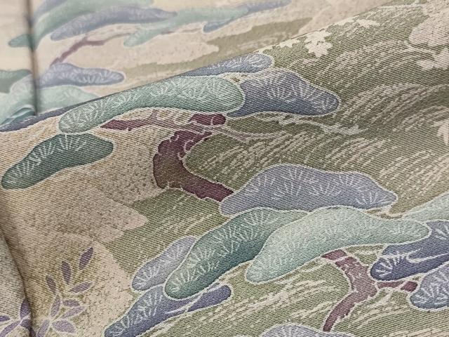 平和屋着物■訪問着　笠松文　暈し染め　正絹　逸品　AABF1485st