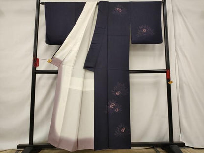 平和屋着物■訪問着 刺繍 舞花文 正絹 逸品 AABF1516st