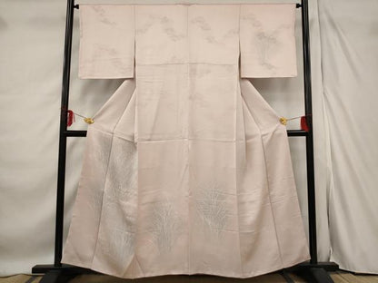 平和屋着物■訪問着 ろうけつ染め 草花文 暈し染め 正絹 逸品 AABF1519st