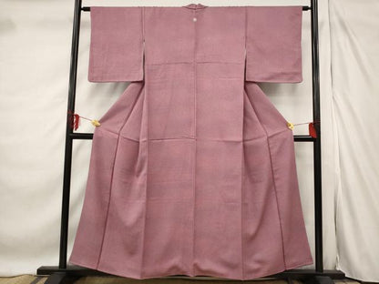 平和屋着物■上質な小紋 霞文 暈し染め 正絹 逸品 AABF1545st