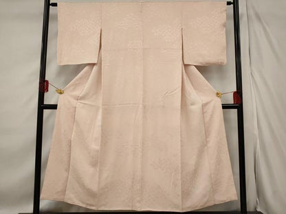 平和屋着物■上質な色無地 松竹梅地紋 虹色 正絹 逸品 AABF1546st