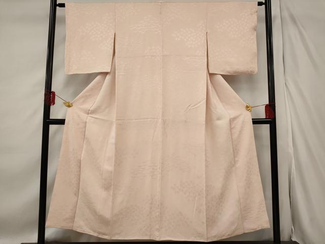 平和屋着物■上質な色無地 松竹梅地紋 虹色 正絹 逸品 AABF1546st