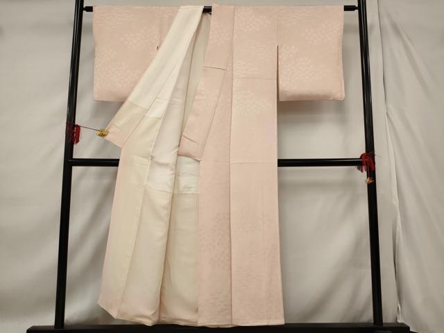 平和屋着物■上質な色無地 松竹梅地紋 虹色 正絹 逸品 AABF1546st