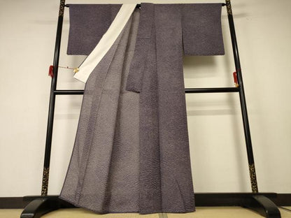 平和屋着物＊夏物 小紋 絽 露芝文 洗える着物 AABF1565jd