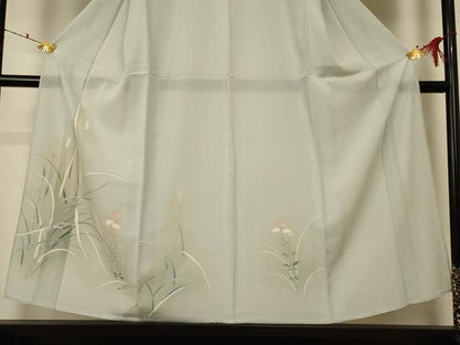 平和屋着物＊夏物 訪問着 絽 草花文 暈し染め 正絹 逸品 未使用 AABF1576jd